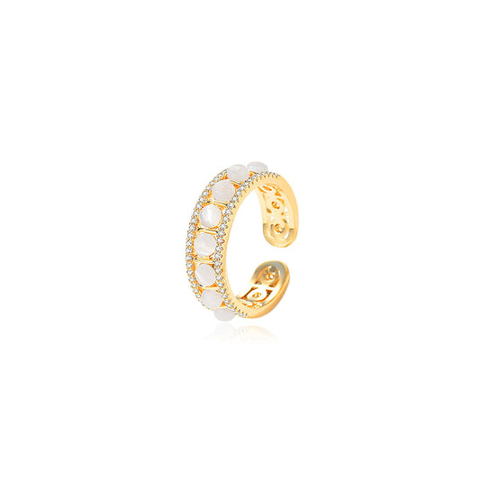 Pretty Scream Gold Ring-0