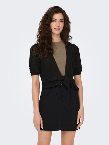 MEHEDI 2/4 SHORT TIE CARDIGAN