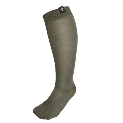 Ridstrumpa Allround Skogsgrön 75% Merinoull