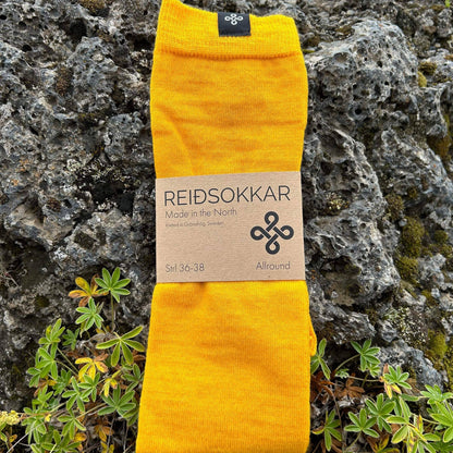 Ridstrumpa Allround Sunna Gul 75% Merinoull
