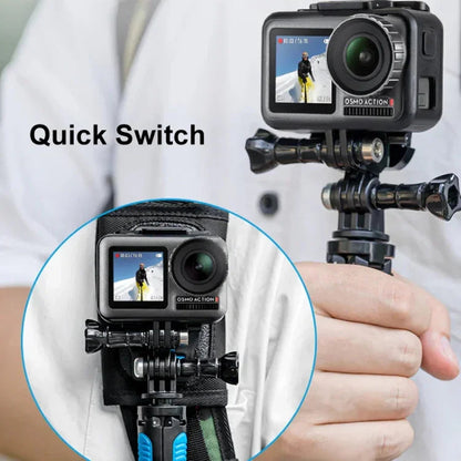 Snabbfäste till GoPro mfl. - "J Hook" - Dubbel