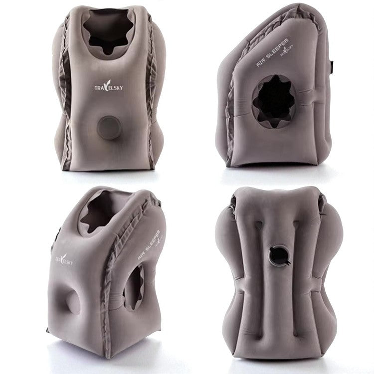 Uppblåsbar Vilokudde – Smart sovkudde för flyg & resor