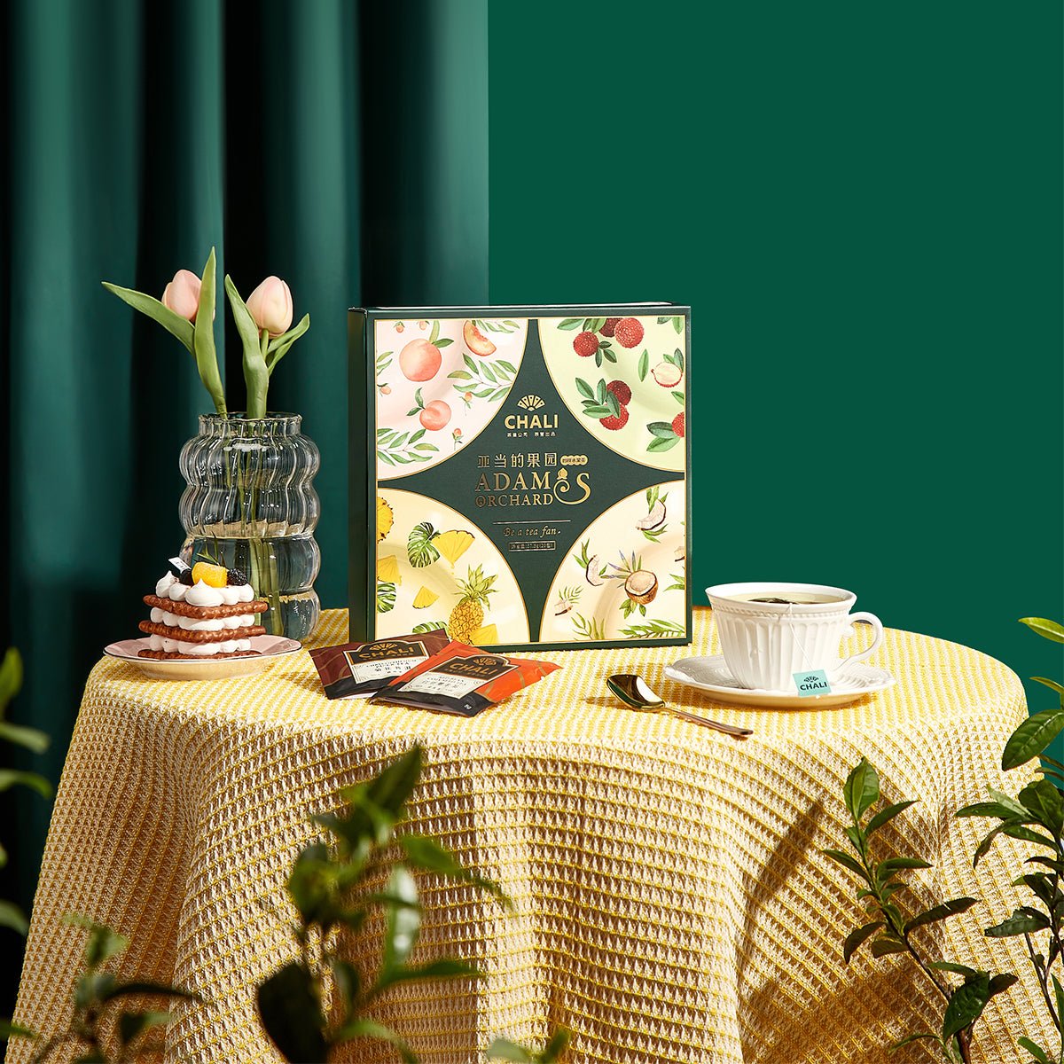 Adam's Orchard 4 Flavoured Fruit Tea Pack 57.5g (20 Tea Bags)-2