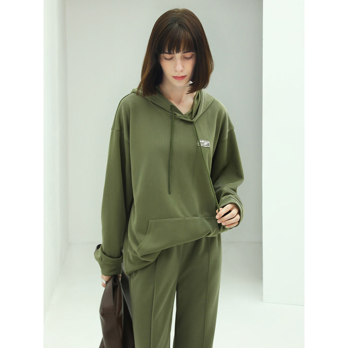 Adjustable Green Hoodie-1