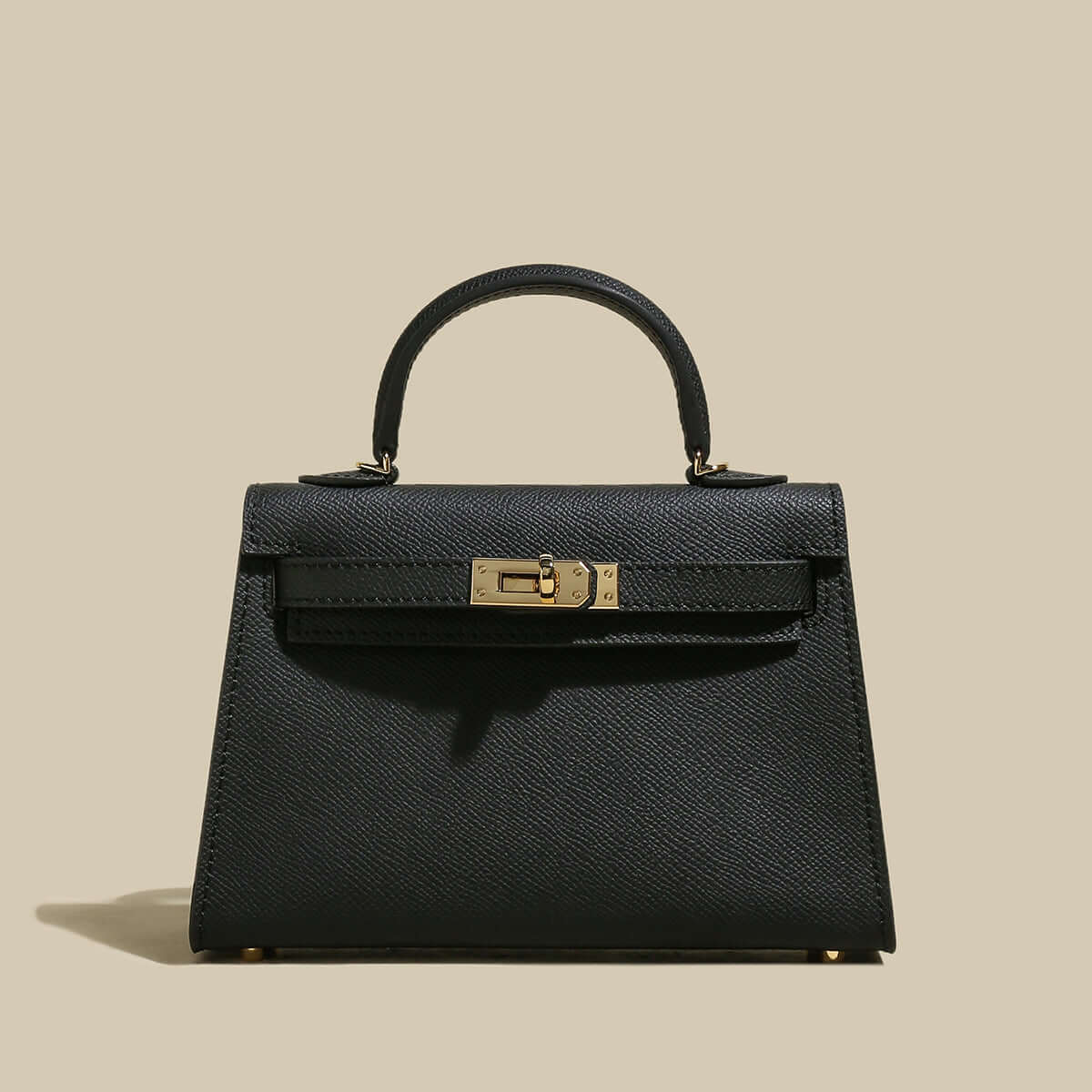 Classic Top-Handle Leather Bag-0