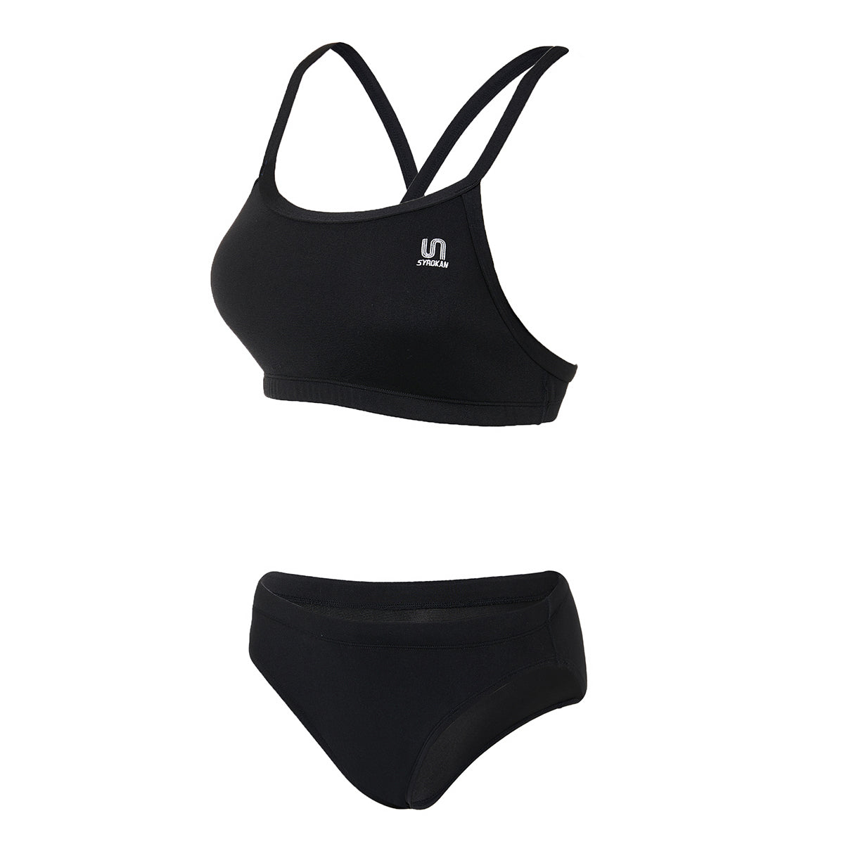 Classic Water Glide Athletic Two Piece Bikini Set-3