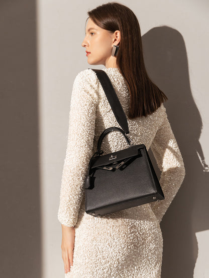 Clifton Leather Top Handle Bag-3