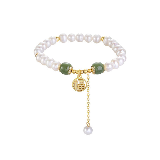 Coming Fortune Pearl Gold Bracelet-0