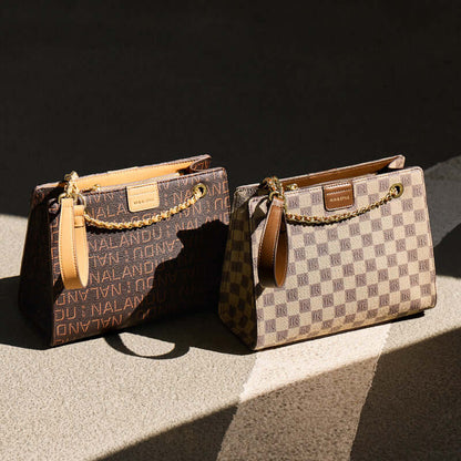 Corporate Large Capacity Monogram Shoulder Bag-1