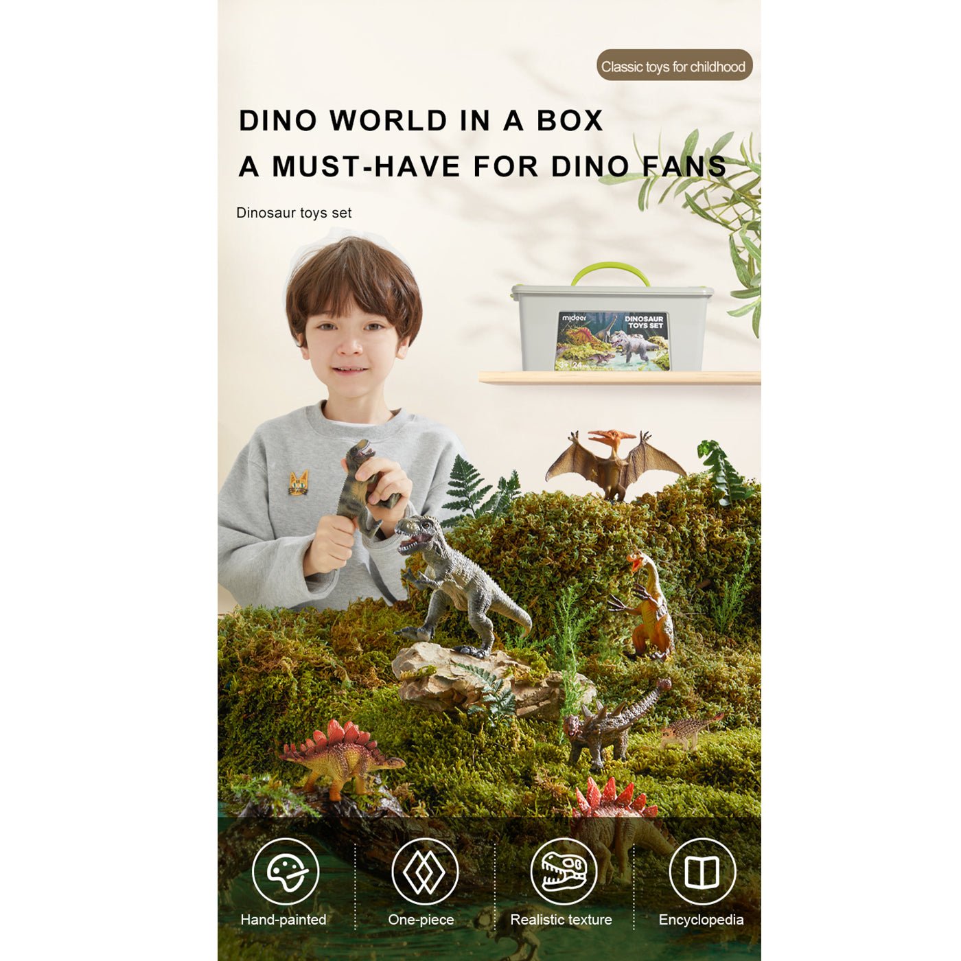 Dinosaur Toys Set 24pcs-1