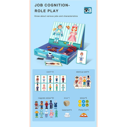 Dressing Room Magenetic Playset-2