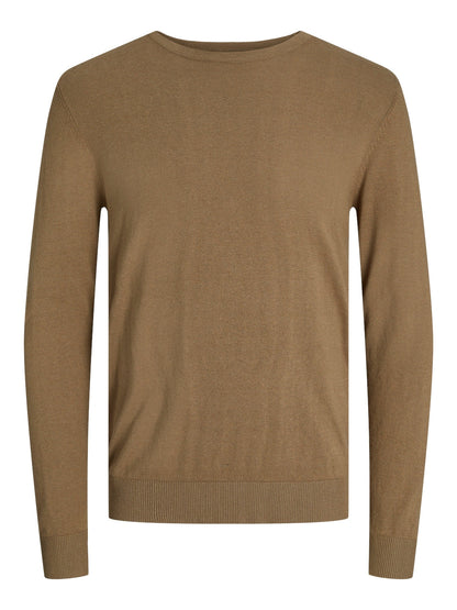 EMIL KNIT CREW NECK - STICKAT HERRTRÖJA