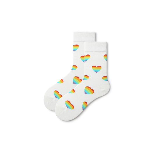 Equal Love All-season Unisex Crew Socks-0