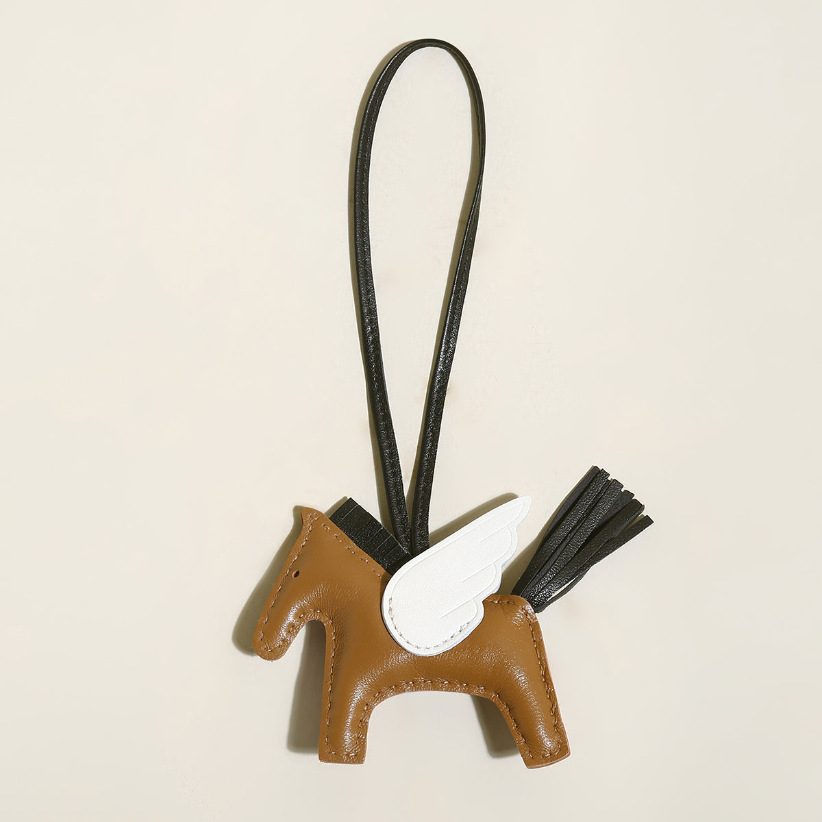 Equestrian Horse Leather Bag Charm-2