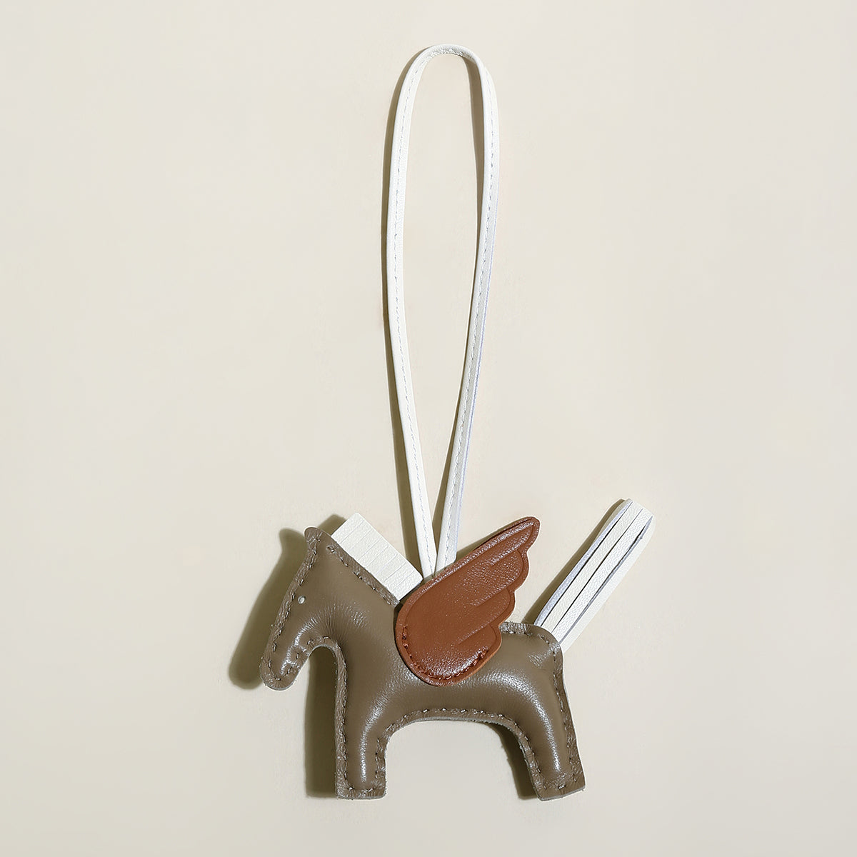 Equestrian Horse Leather Bag Charm-5