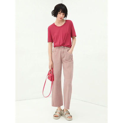 Essential Short Sleeve Red Tee-2