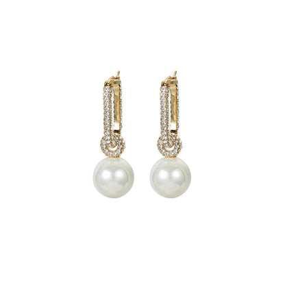 French Lady Gold Earrings-0