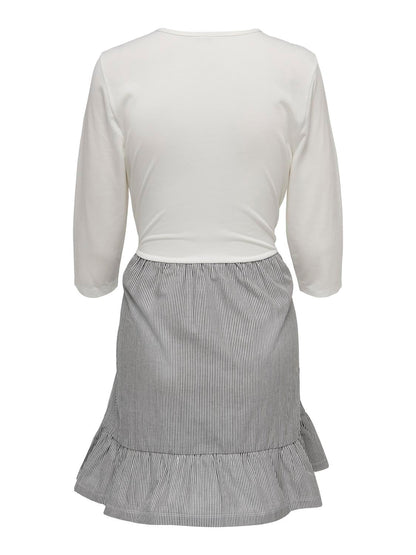 GABRIELLA 3/4 MIX DRESS