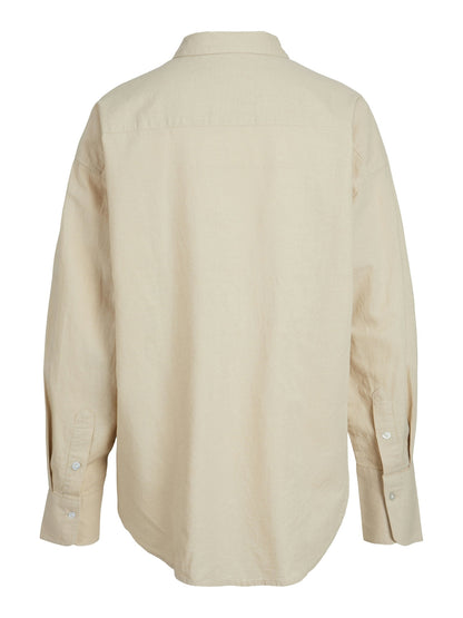 JAMIE LS LINEN BLEND SHIRT