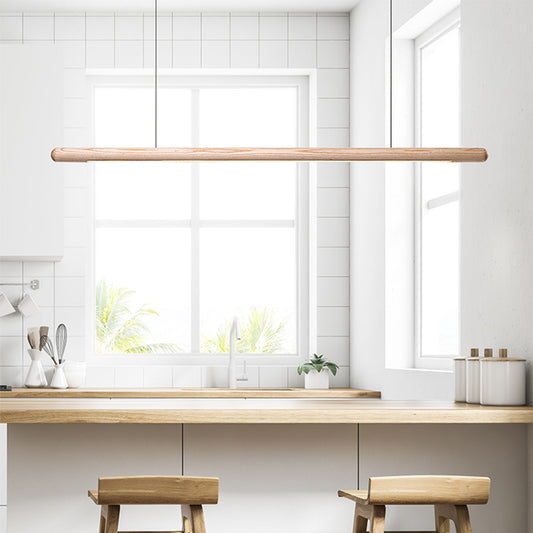 Luxurious Solid Wood Pendant Light-0