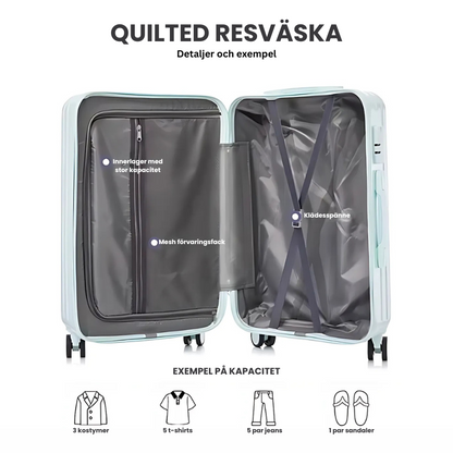 Quilted Resväska med TSA-Lås