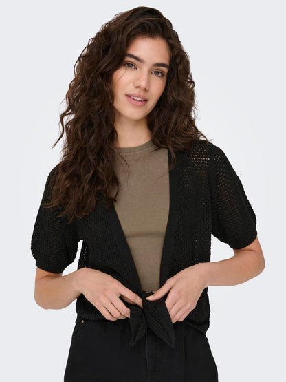 MEHEDI 2/4 SHORT TIE CARDIGAN