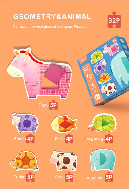 My First Puzzle - Geometry & Animal-1