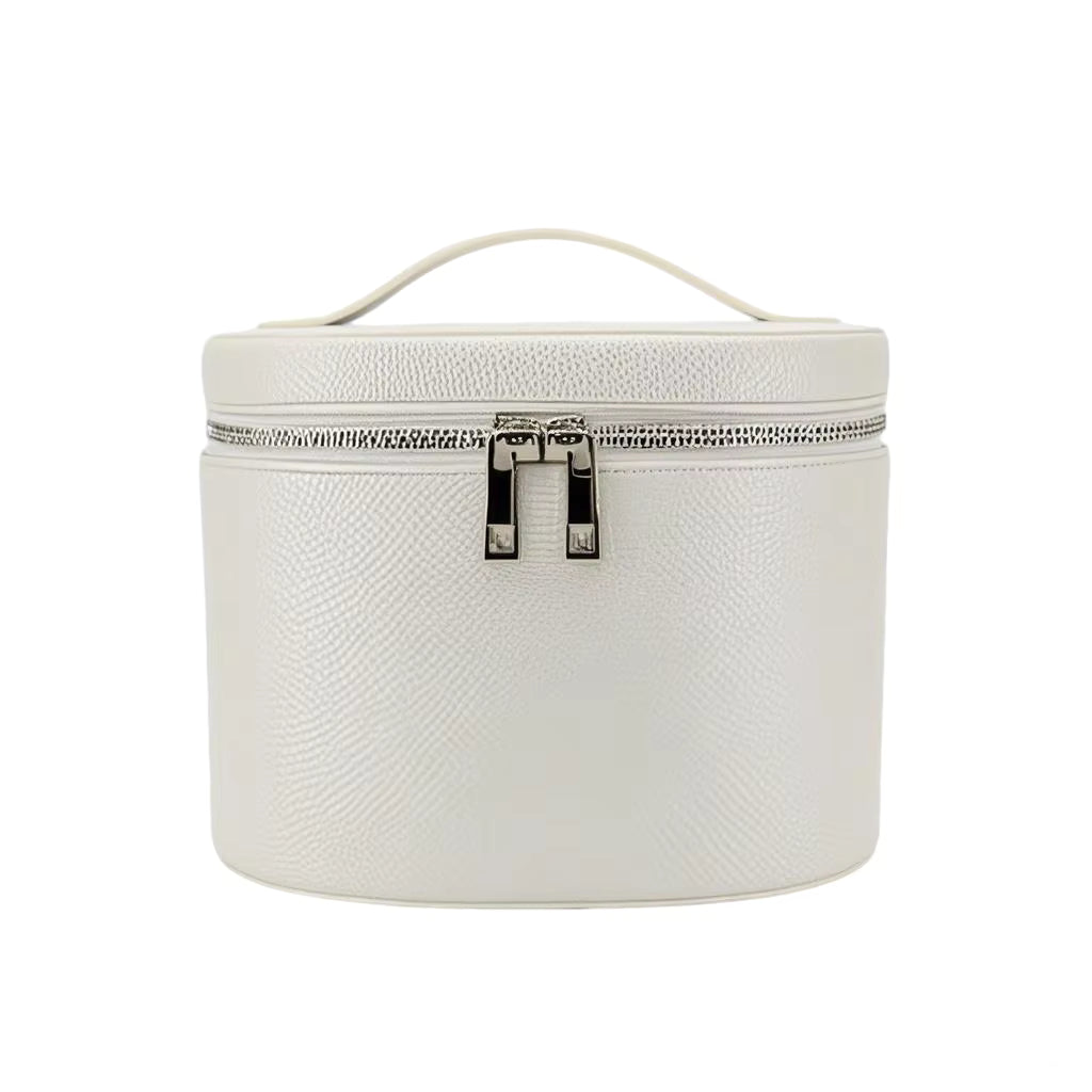 Necessär & Sminkväska – Lyxig toalettväska i läderlook (stor)