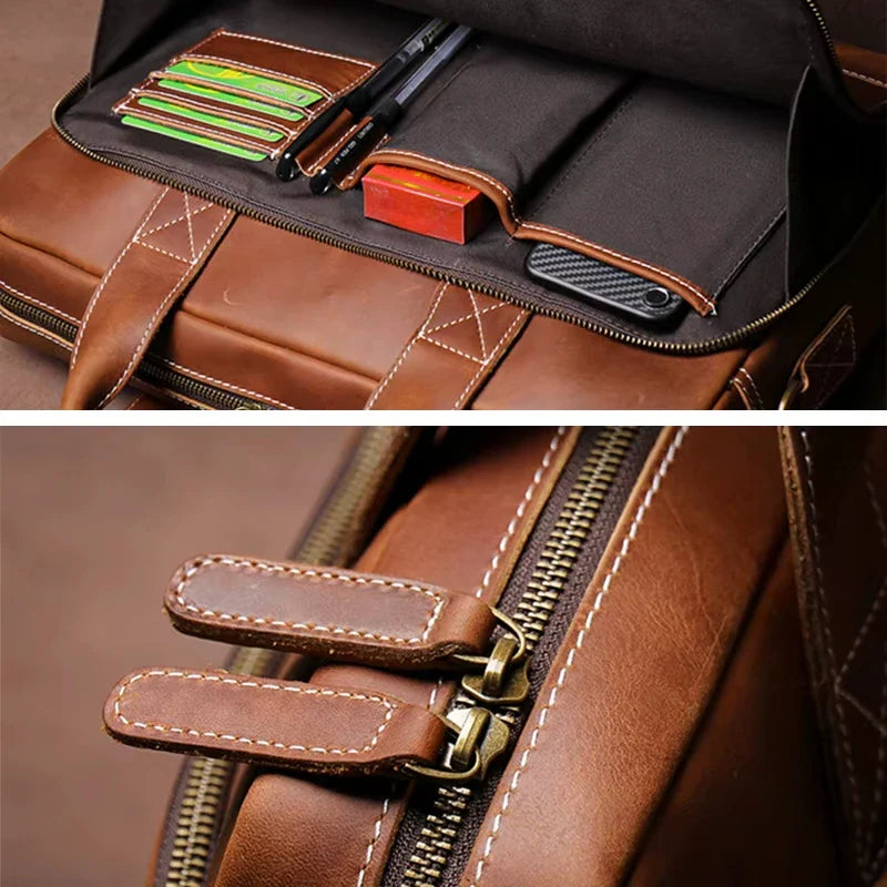 Classico Herrportfölj i Läder