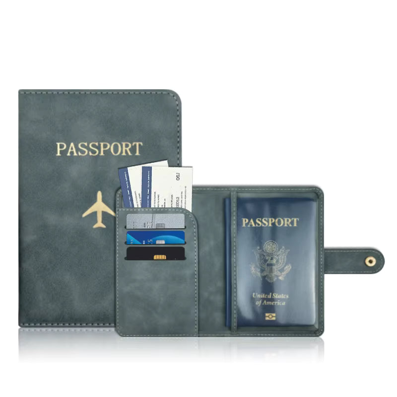 Passfodral & reseplånbok – kompakt RFID-skydd för pass och kort