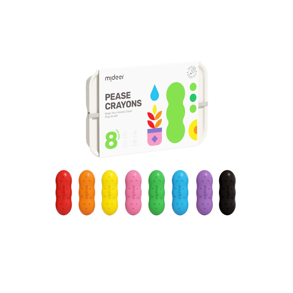 Pease Crayons 8 Colors-1