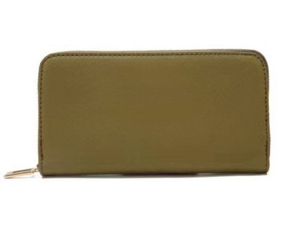 Plånbok Dam – Elegant Plånbok i Läderlook med Kortfack