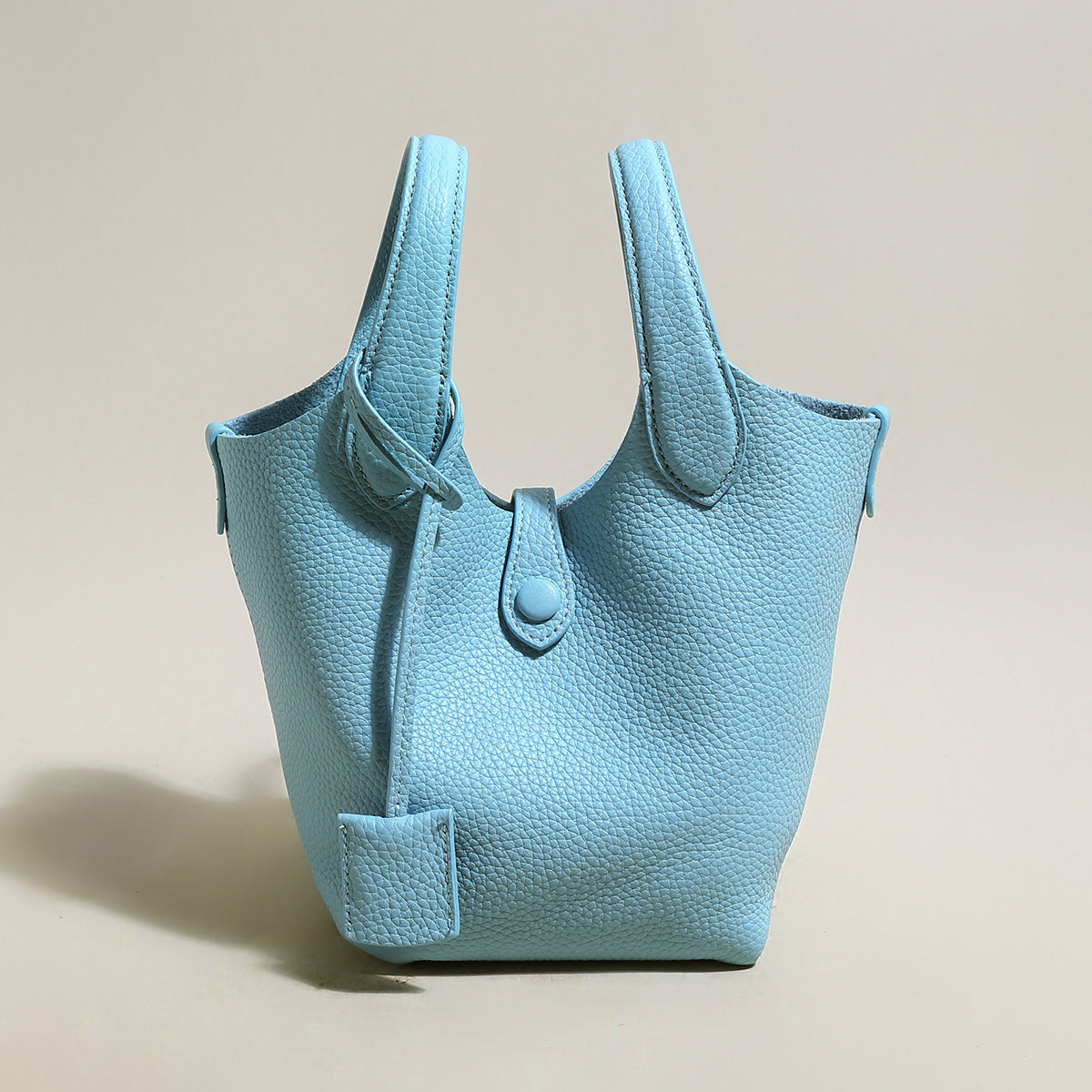 Playful Leather Bucket Bag-0