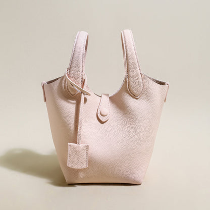 Playful Leather Bucket Bag-2