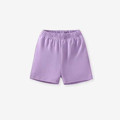 Set aus kurzärmligem T-Shirt und Shorts mit Tier-Cartoon-Muster für Mädchen im europäischen und amerikanischen Stil für den Sommer