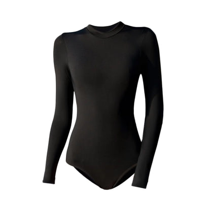 Professional Sun Protection Surfing Swimsuit Black-3