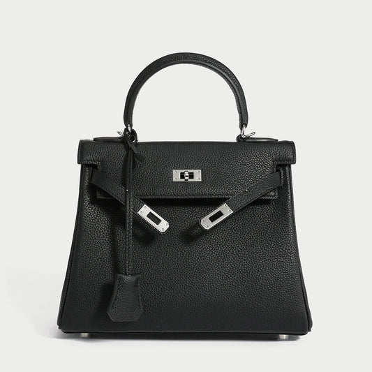 Queens Mini Top Handle Leather Bag-0