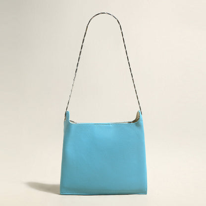 Sandra Leather Shoulder Bucket Bag-2