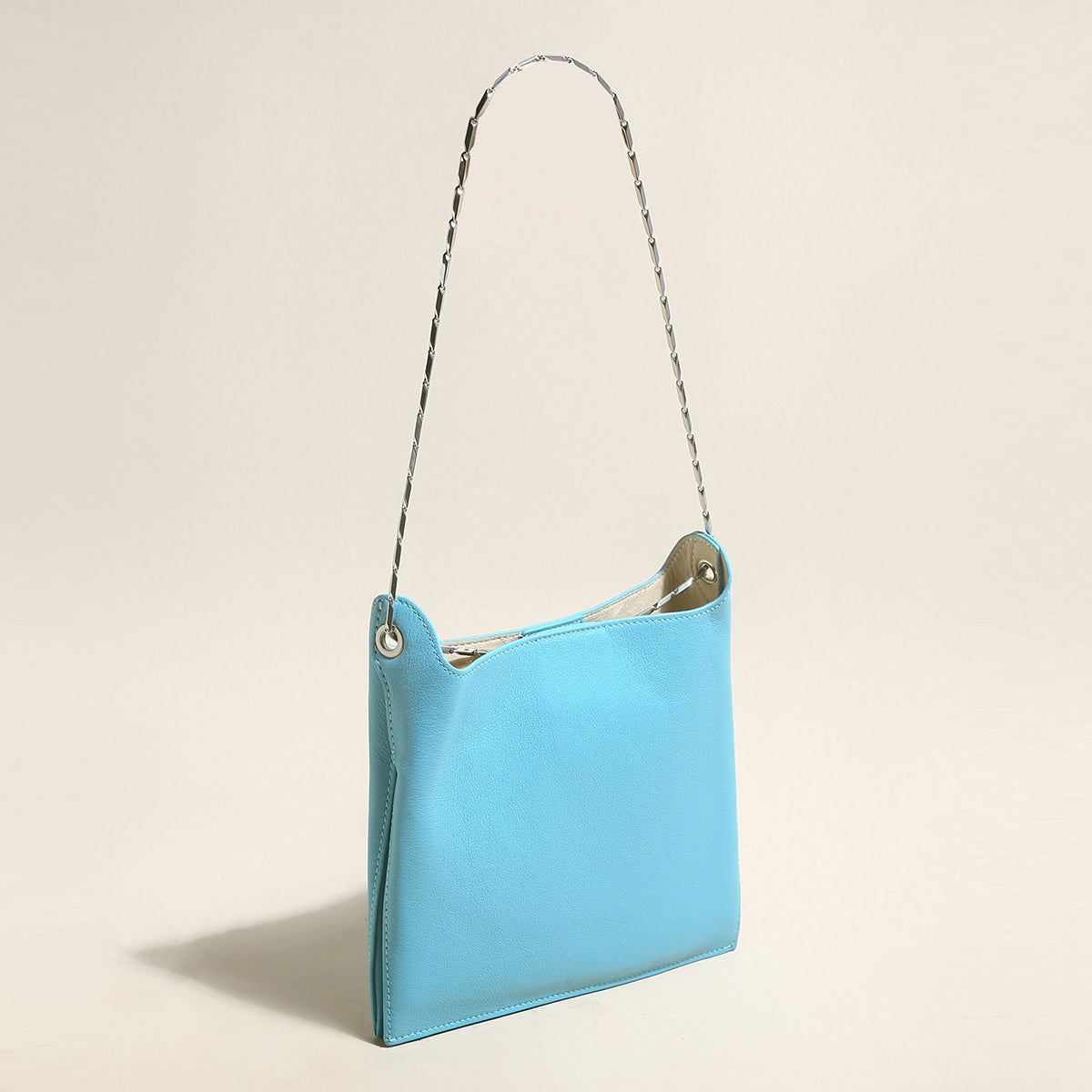 Sandra Leather Shoulder Bucket Bag-3