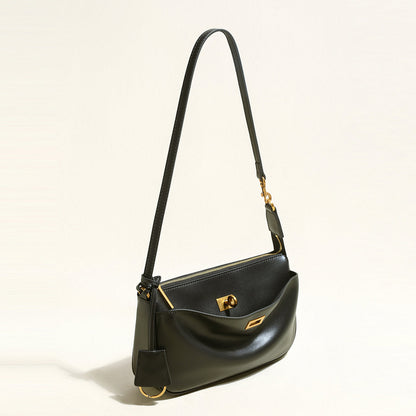 Santa Monica Leather Shoulder Bag-2
