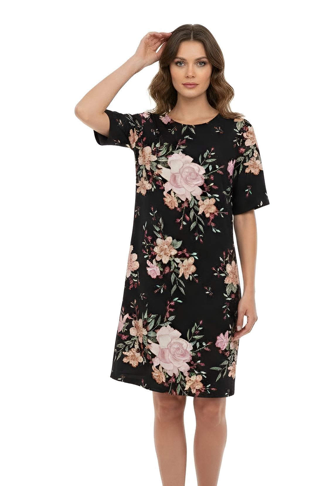 SIMPLY EASY VISC 2/4 SHORT DRESS