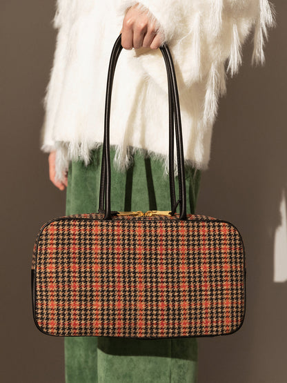 Sloane Tartan Top Handle Bag-6