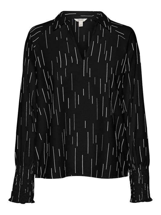 SNORA VEDA LS V-NECK BLOUSE