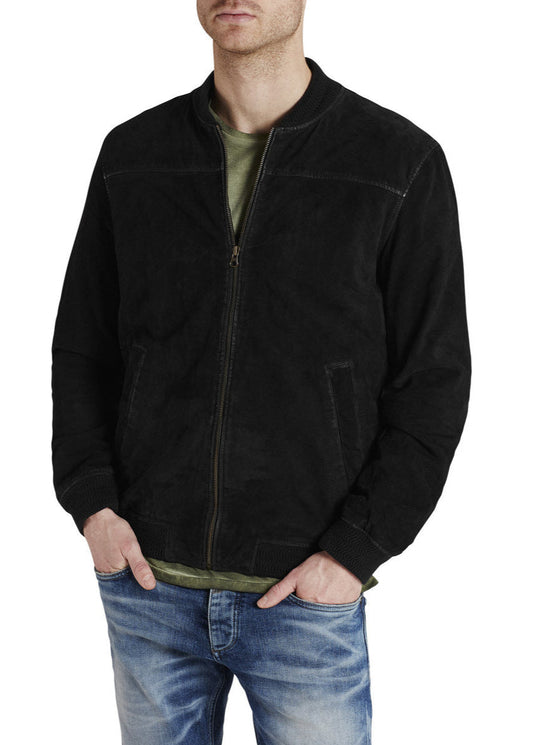 SUEDE BOMBER