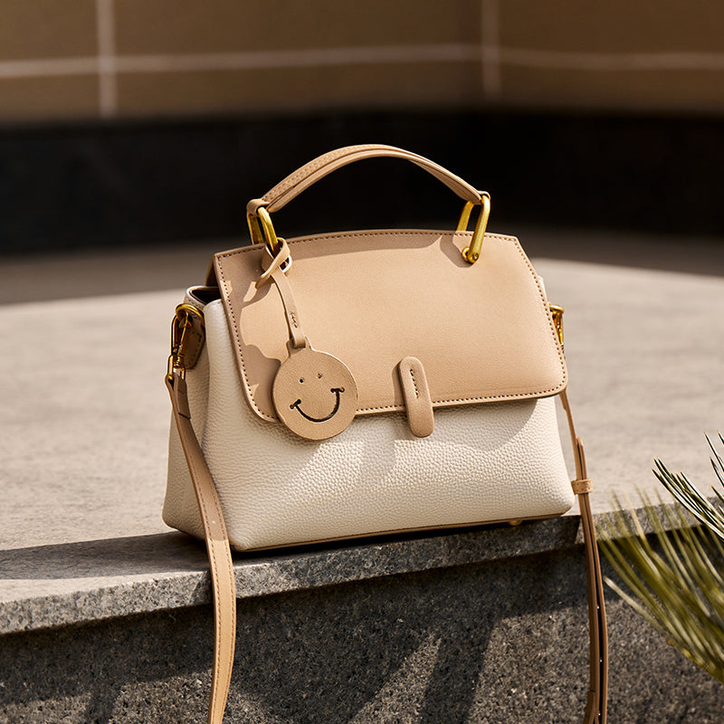 Supple Work Leather Satchel Bag-4