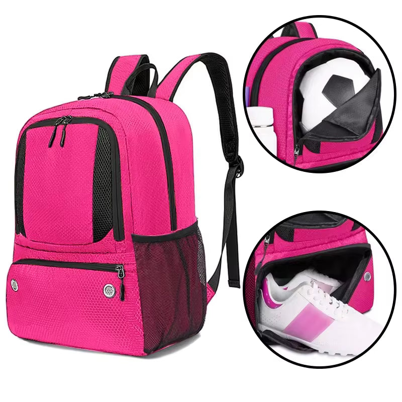 Träningsväska Ryggsäck med Skofack – Sportig & Rymlig