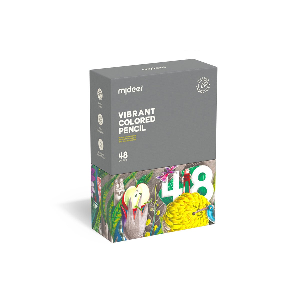 Vibrant Colored Pencil 48 Colors-0