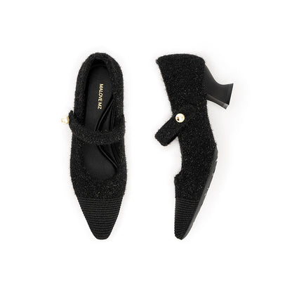 Vintage Shallow Mary Jane Heels-3