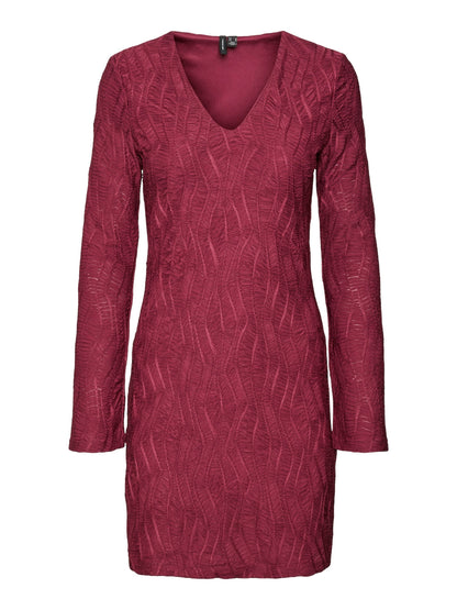 VIVA LS V-NECK DRESS