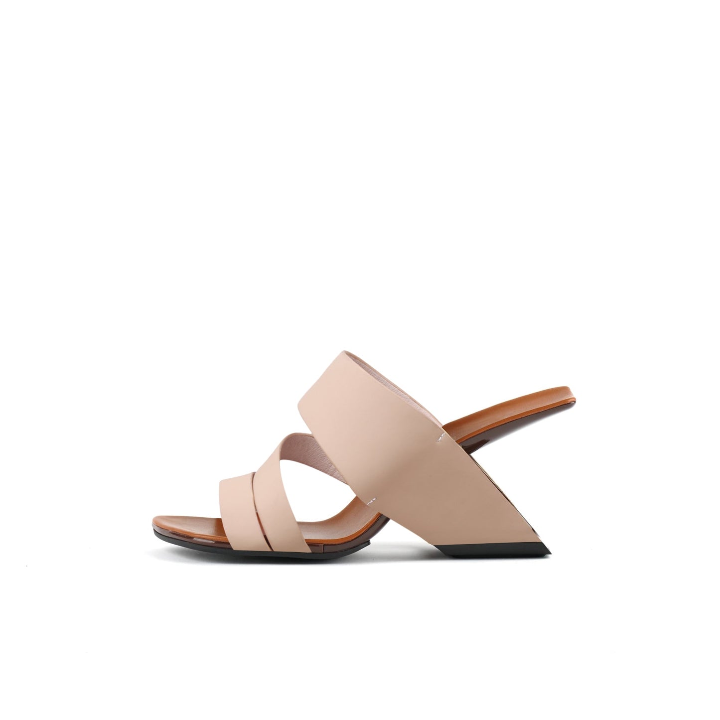 Wave Strap Heel-Less Mules-0